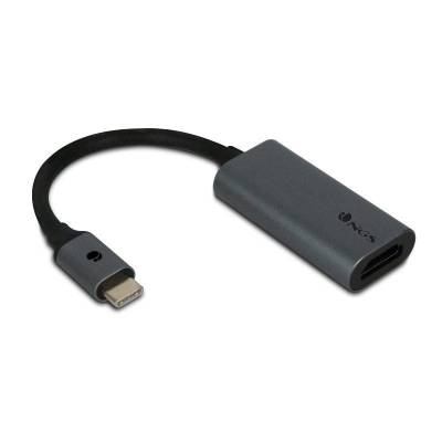 Conversor ngs wonderhdmi/ hdmi hembra - usb tipo-c macho/ 15cm/ negro