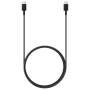 Cable usb 2.0 tipo-c samsung ep-dx310jbegeu/ usb tipo-c macho - usb tipo-c macho/ 1.8m/ negro