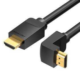 Cable hdmi 2.0 4k acodado vention aaqbg/ hdmi macho - hdmi macho/ 1.5m/ negro