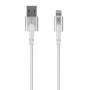 Cable usb 2.0 lightning xtorm cx2010/ usb macho - lightning macho/ hasta 12w/ 480mbps/ 1m/ blanco