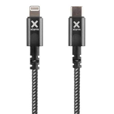 Cable usb tipo-c lightning xtorm cx2041/ usb tipo-c macho - lightning macho/ hasta 60w/ 480mbps/ 3m/ negro