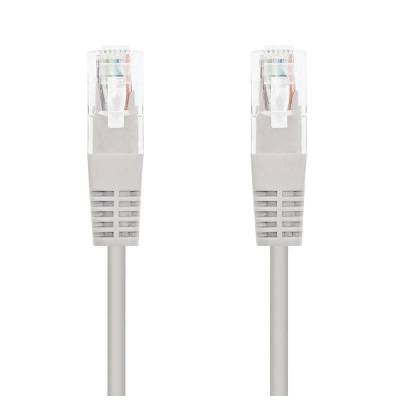 Cable de red rj45 utp nanocable 10.20.0100-l30 cat.5e/ 30cm/ gris