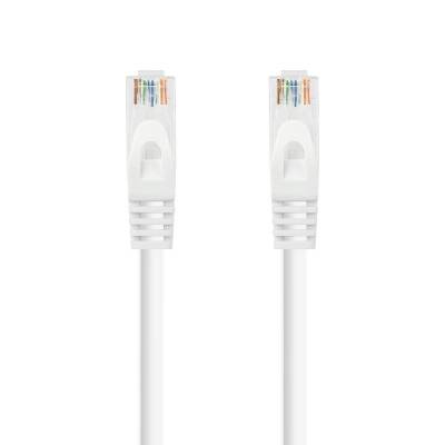 Cable de red rj45 utp nanocable 10.20.1800-l25-w cat.6a/ lszh/ 25cm/ blanco