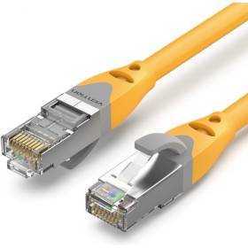Cable de red rj45 sftp vention ibhyk cat.6a/ 8m/ amarillo