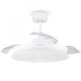 Ventilador de techo grunkel skywind-42bt/ 20w/ 3 aspas 106cm/ 6 velocidades