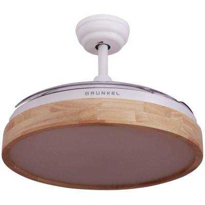Ventilador de techo grunkel skywind-42wo/ 40w/ 3 aspas 106cm/ 6 velocidades