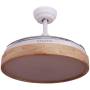 Ventilador de techo grunkel skywind-42wo/ 40w/ 3 aspas 106cm/ 6 velocidades