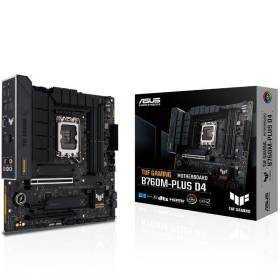 Placa base asus tuf gaming b760m-plus d4/ socket 1700/ micro atx