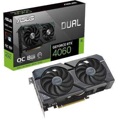 Tarjeta gráfica asus dual geforce rtx 4060 oc/ 8gb gddr6