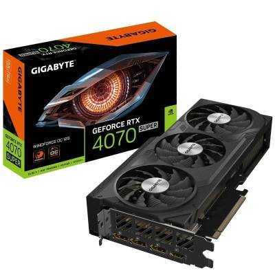 Tarjeta gráfica gigabyte geforce rtx 4070 super windforce oc 12g/ 12gb gddr6x