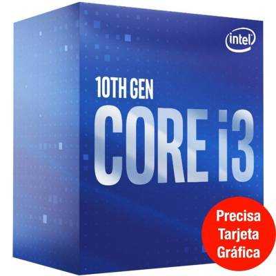 Procesador intel core i3-10100f 3.60ghz socket 1200