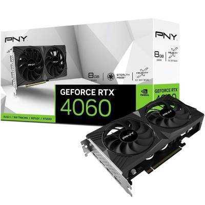 Tarjeta gráfica pny geforce rtx 4060 verto dual fan/ 8gb gddr6