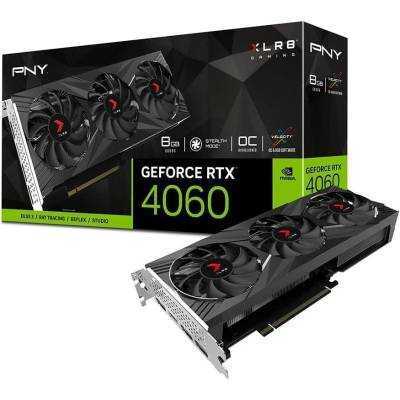 Tarjeta gráfica pny geforce rtx 4060 xlr8 gaming verto epic-x rgb overclocked triple fan/ 8gb gddr6