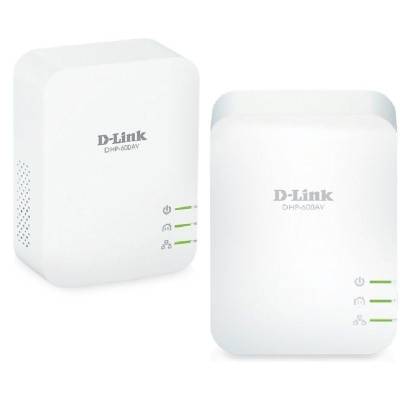 Adaptador powerline dlink dhp-601av av2 1000mbs/ pack de 2