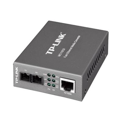 Conversor de medios tp-link mc110cs/ 1 puerto/ rj-45 10/100
