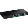 Switch trendnet tpe-tg380 8 puertos/ rj-45 gigabit 10/100/1000 poe