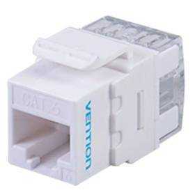 Conector rj45 vention ipew0 cat6 utp/ blanco
