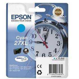 Cartucho de tinta original epson nº27 xl alta capacidad/ cian