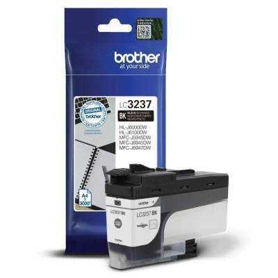 Cartucho de tinta original brother lc3237bk/ negro