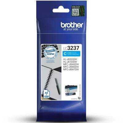 Cartucho de tinta original brother lc-3237c/ cian