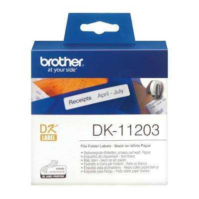 Etiquetas precortadas brother dk11203/ 300 unidades