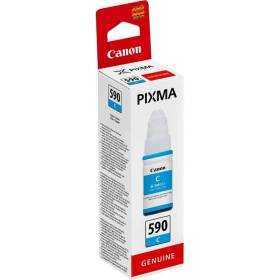 Botella de tinta original canon gi-590/ cian