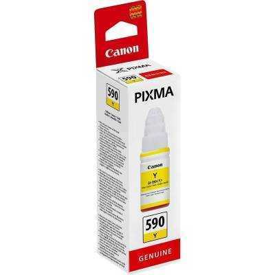 Botella de tinta original canon gi-590/ amarilla