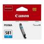Cartucho de tinta original canon cli-581c/ cian