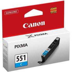Cartucho de tinta original canon cli-551c/ cian