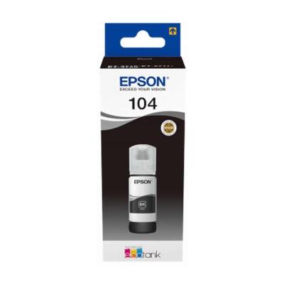 Botella de tinta original epson nº104/ negro