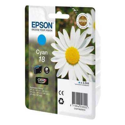 Cartucho de tinta original epson nº18/ cian