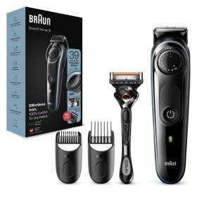 Cortabarbas braun beardtrimmer 5 bt5341/ con batería/ 6 accesorios
