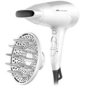 Secador braun brhd385e/ 2000w/ iónico/ blanco