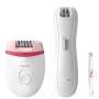 Depiladora philips satinelle essential brp506/ con cable/ incluye minidepiladora