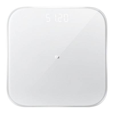 Báscula de baño xiaomi mi smart scale 2/ hasta 150kg/ blanca