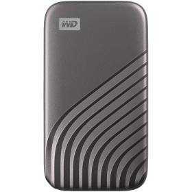 Disco externo ssd western digital my passport ssd 500gb/ usb 3.2/ gris