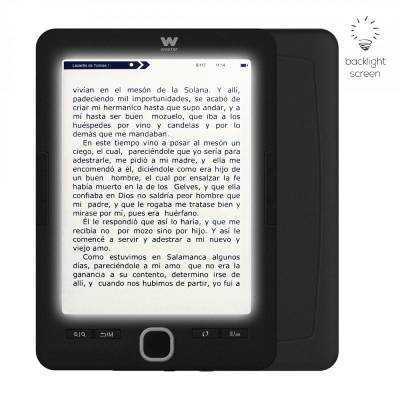 Libro electrónico ebook woxter scriba 195 paperlight black/ 6'/ tinta electrónica/ negro