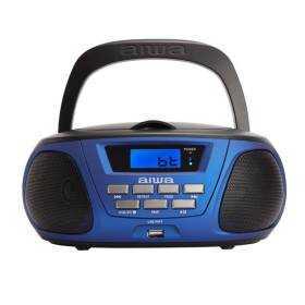 Radio cd aiwa bbtu-300bl/ 5w/ azul