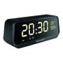 Despertador blaupunkt blp2400/ radio fm/ negro