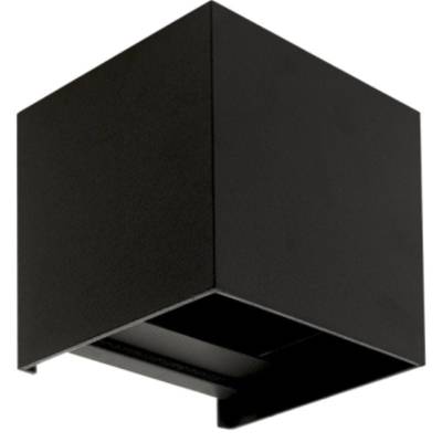 Aplique exterior iglux buho cct 10050-ne-cct/ potencia 10w/ 1000 lúmenes/ 3000ºk-4000ºk