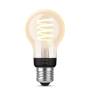 Bombilla led inteligente philips hue white a60 thin filament/ casquillo e27/ 7w/ 550 lúmenes/ 2200-4500k/ precisa philips hue
