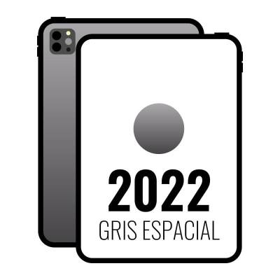 Apple ipad pro 12.9' 2022 6th wifi/ m2/ 128gb/ gris espacial - mnxp3ty/a