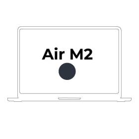 Apple macbook air 15' / m2 8-core cpu/ 8gb/ 512gb ssd/ 10-core gpu/ medianoche