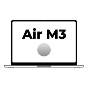 Apple macbook air 13,6'/ m3 8-core cpu/ 8gb/ 256gb ssd/ 8-core gpu/ plata