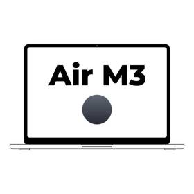 Apple macbook air 13,6'/ m3 8-core cpu/ 16gb/ 512gb ssd/ 10-core gpu/ medianoche