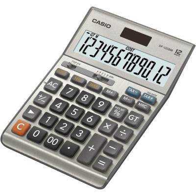 Calculadora casio df-120bm/ gris
