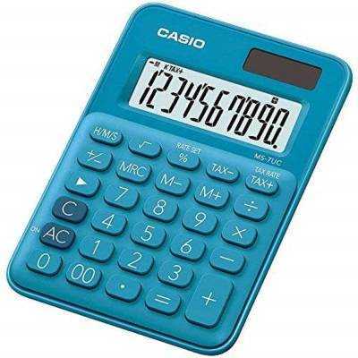 Calculadora casio ms-7uc/ azul