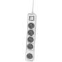 Regleta con interruptor philips chp2154w/10/ 5 tomas de corriente/ cable 1.5m/ blanco