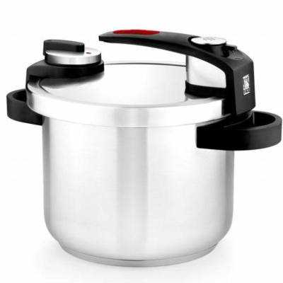 Olla rápida bra tekna a185603/ ø22cm/ 7l/ acero inoxidable/ apta para inducción