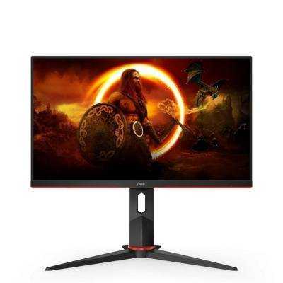 Monitor gaming aoc 24g2spu/bk 23.8'/ full hd/ 1ms/ 165hz/ ips/ multimedia/ negro